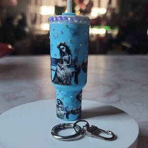 Blue Corpse Bride Keychain Tumbler